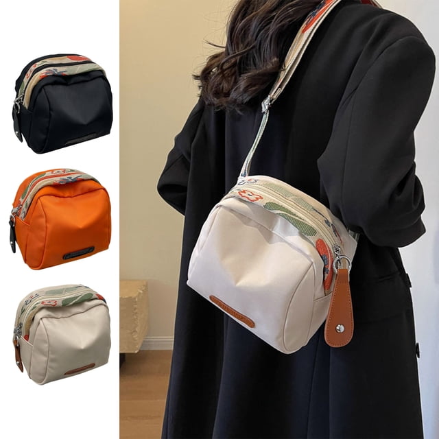 Precios de Oferta, Bolso bandolera de ocio Bolso de tela versátil para mujer La forma del exterior del nuevo bolso de hombro Akmoler