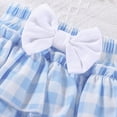 thumbnail image 6 of Baby Girl Easter Outfit Toddler Girl Summer Clothes Short Sleeve Bunny Romper and Ruffle Skirt Dress, 6 of 6
