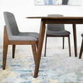 thumbnail image 4 of Pemberley Row Fabric Light Gray Dining Chair Square Comfortable 33.5"H Unassembled, 4 of 5