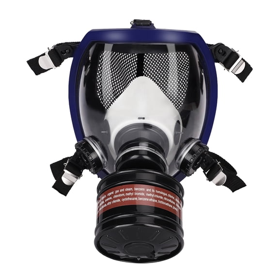 Reusable Full Face Respirator Mask with 40mm Activated Carbon Filter,  CRJKIJ  Respirator Gas Mask for Chemicals,Spray Painting,Sanding,Epoxy Resin,Industrial,Paint,Dust,Grinding work.