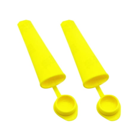 

Lopecy-Sta Yellow Ice Pop Molds Silicone Popsicle Molds Reusable Soft Make Delights A Part Of Your Daily Routine with Our Convenient and Food-Safe Popsicle - Say Goodbye To Store-Bought Treats