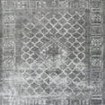 thumbnail image 1 of Ahgly Company Indoor Square Traditional Gray Persian Area Rugs, 10' Square, 1 of 6
