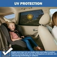 thumbnail image 3 of AYAMAYA Car Window Shades for Baby, Double Layers Universal Mesh Car Shades Fit Most Vehicles 2 Pcs 43.3''×20.5'', 3 of 8
