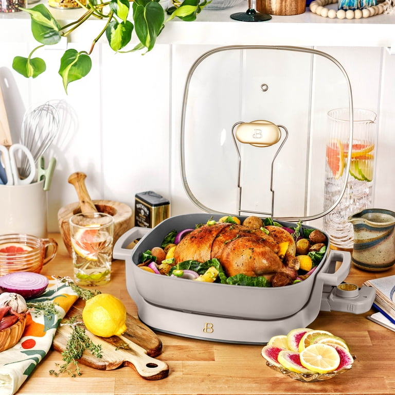 Beautiful 5 in 1 Electric Skillet - Expandable up to 7 Qt with