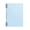 Light Blue, variant on Honmine A4 Ring Binder Notebook, Polypropylene Cover Detachable Refillable Blank Journal, Homework Notepad for Middle School Home Office Organization