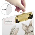 thumbnail image 4 of FMSHPON Easter Lavender Rabbits Clipboard Hardboard Wood Nursing Clip Board and Pull for Standard A4 Letter 13x9 inches, 4 of 8