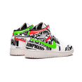 thumbnail image 3 of JORDAN GRADE SCHOOL Air Jordan 1 Mid GS "All Over Logos" 554725 143 554725 143 from Stadium Goods, 3 of 6