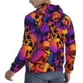 thumbnail image 6 of Wukai Skull Print Men Hoodies Fleece Sweatshirts Long Sleeve Sweaters Pullover Fall Outfits Winter Clothes-XX-Large, 6 of 7