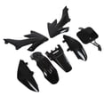 thumbnail image 3 of Body Work Fairing Set, Fairing Body Kit 7pcs Black Plastic Heat  Anti Aging  for Motorcycle Accessories, 3 of 8