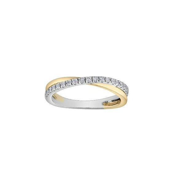 White and Yellow Gold Diamond Ring