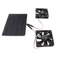 thumbnail image 3 of Kit de ventilador de panel solar, 12 V, 10 W, ventilador de escape universal portátil de ahorro de energía de 4,7 pulgadas para invernaderos, casas de mascotas, techo de RV, 3 of 14