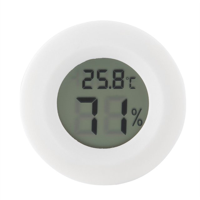 Reptile LCD Hygrometer,Mini Digital LCD Thermometer Temperature Meterfor Reptile Reptile LCD Thermometer Optimal Efficiency