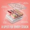 thumbnail image 5 of COOK WITH COLOR Snack Container with Ice Pack, Food Storage Containers, Meal Prep Containers, Coral, 5 of 9