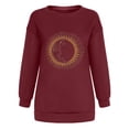 thumbnail image 3 of Pntutb, tops para mujer, sudadera con estampado de sol de invierno, tops de jersey Pntutb Pntutb-1100, 3 of 8