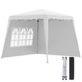 thumbnail image 1 of Outsunny 8' x 8' Pop Up Canopy Tent with Carry Bag and Slant Legs, UV50+, 1 of 10