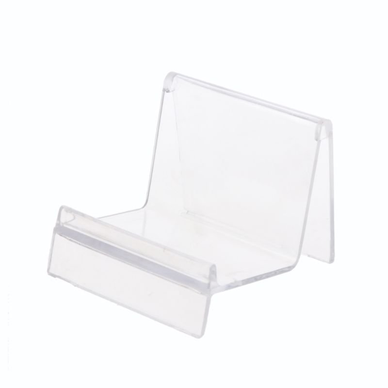 ESTONE Clear Acrylic Wallet Display Stand Holder Leather Handbag Purse