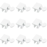 9 Pack Sliding Window Lock with Steel Screw, Fits Most Sliding Windows, No Tools Required, to Securely Lock Slide Windows