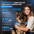 thumbnail image 2 of Ultrasonic Bark Collar for Dogs, Humane No Bark Device with Beep & Vibration, 7 Sensitivity Levels, Rechargeable & Waterproof for Small Medium Large Dogs, 2 of 9