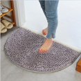 thumbnail image 2 of Soft Semi Circle Mat, Half Moon Bathroom Kitchen Anti-slip Absorbent Floor Mat, Bedroom Entryway Door Rug for Outdoor Indoor, 2 of 2