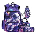 thumbnail image 2 of AHMOMEI 4 Pieces Backpack Set, Casual 17.72" Height Daypack Bundle with Lunch Bag, Pencil Case & Water Bottle Holder, Trips, Gym & Daily Outdoor Activities, 2 of 8