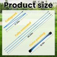 thumbnail image 3 of 2 Pack Golf Alignment Stick Sticks Training Aid Rods Rod Cover Tool Swing Trainer Aids, Foldable Practice Rods Training Aiming Putting Full Swing Trainer Posture, 3 of 9