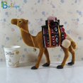 thumbnail image 4 of Muñeco de camello de peluche para niños y niñas, juguete de simulación de animales de peluche, decoración del hogar, adornos, regalos coleccionables, 1 unidad, 4 of 4