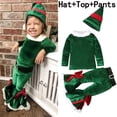 thumbnail image 1 of Baby Girls Christmas Santa Claus Costume Kids Cosplay Tutu Red Dresses Children Dress Up Clothes With Hat Carnival Party Gift, 1 of 4