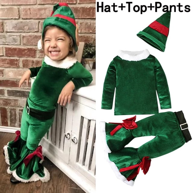 Baby Girls Christmas Santa Claus Costume Kids Cosplay Tutu Red Dresses Children Dress Up Clothes With Hat Carnival Party Gift