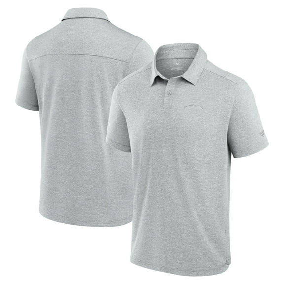 Men's Fanatics Gray Los Angeles Chargers Front Office Tech Polo