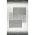 thumbnail image 6 of nuLOOM Chelsea SpinClean Machine Washable Modern Abstract Line Area Rug, 5' x 8', Chelsea Grey, 6 of 7