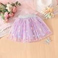 thumbnail image 6 of Jalioing Girls Cute Tulle Skirts Layered Dance Dress Skirt Girls Kids Elastic Waist Ruffle Princess Skirt Dancewear, 6 of 8