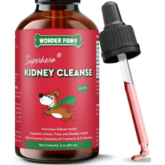 Kidney Support for Dogs-Cranberry for UTI, Bladder, Detox, Urinary & Kidney Health –2 oz (60ml)