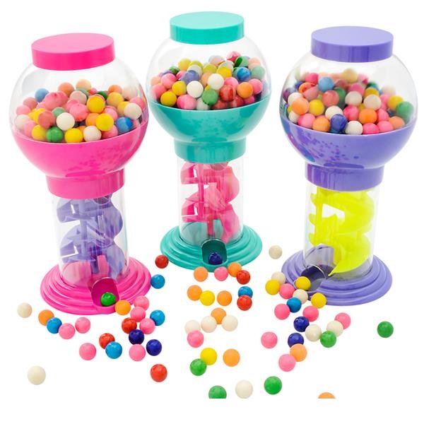 Twirling Gumball Machines 1 Pc. Color May Vary, Kids Dubble Bubble for