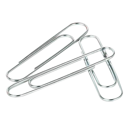Universal Large Wire Paper Clip Silver, 1.75" Length 100/Box, 10 Box