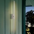 thumbnail image 5 of JONATHAN Y Vara 28" Modern Minimalist Linear Indoor/Outdoor IP65 Waterproof Metal 350-Degree Rotatable Dimmable Integrated LED Wall Sconce, Silver, 5 of 9