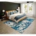 thumbnail image 2 of Addison Rugs Indoor/ Outdoor Addison Bravado Abstract Starburst Washable Area Rug 5' x 7'6" - Blue, 2 of 8