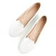 thumbnail image 1 of Zapatillas planas SAILING LU Ballet Flats para mujer, blancas, talla 7, 1 of 7