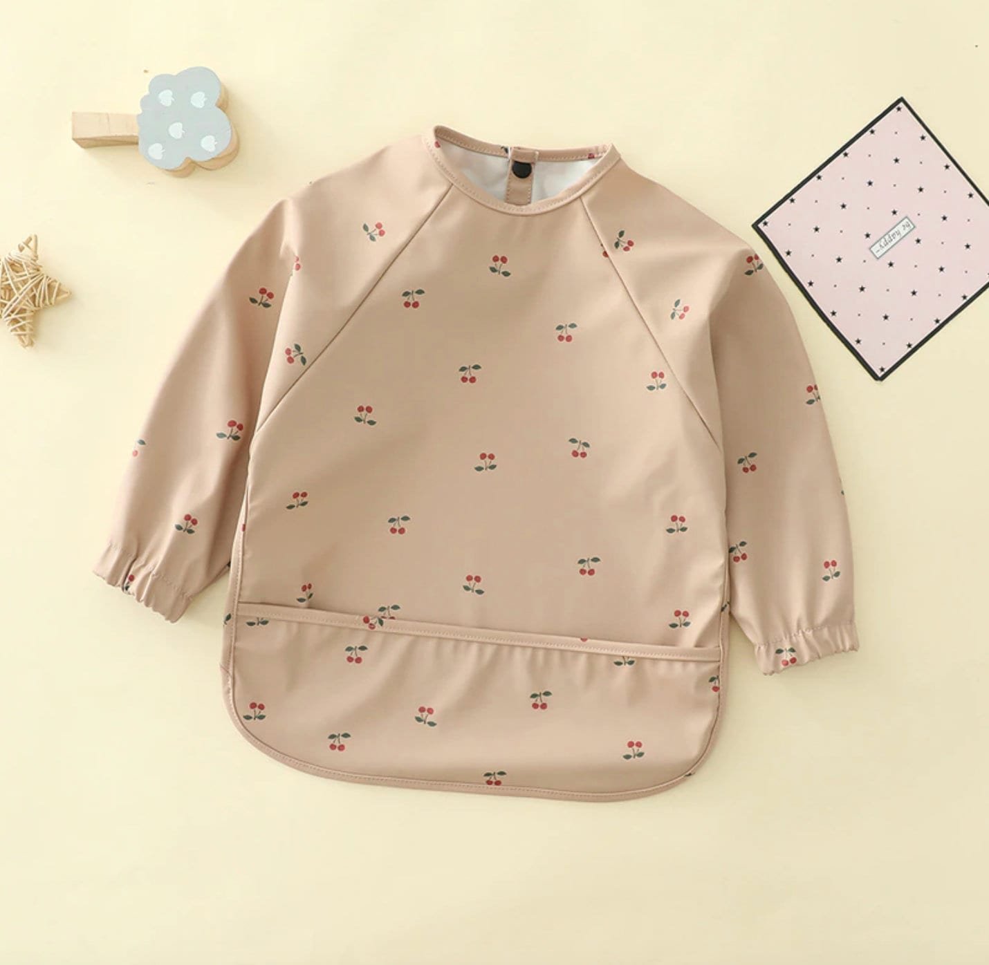 Organic Waterproof - Long Sleeve Bib - Rainbow - Medium