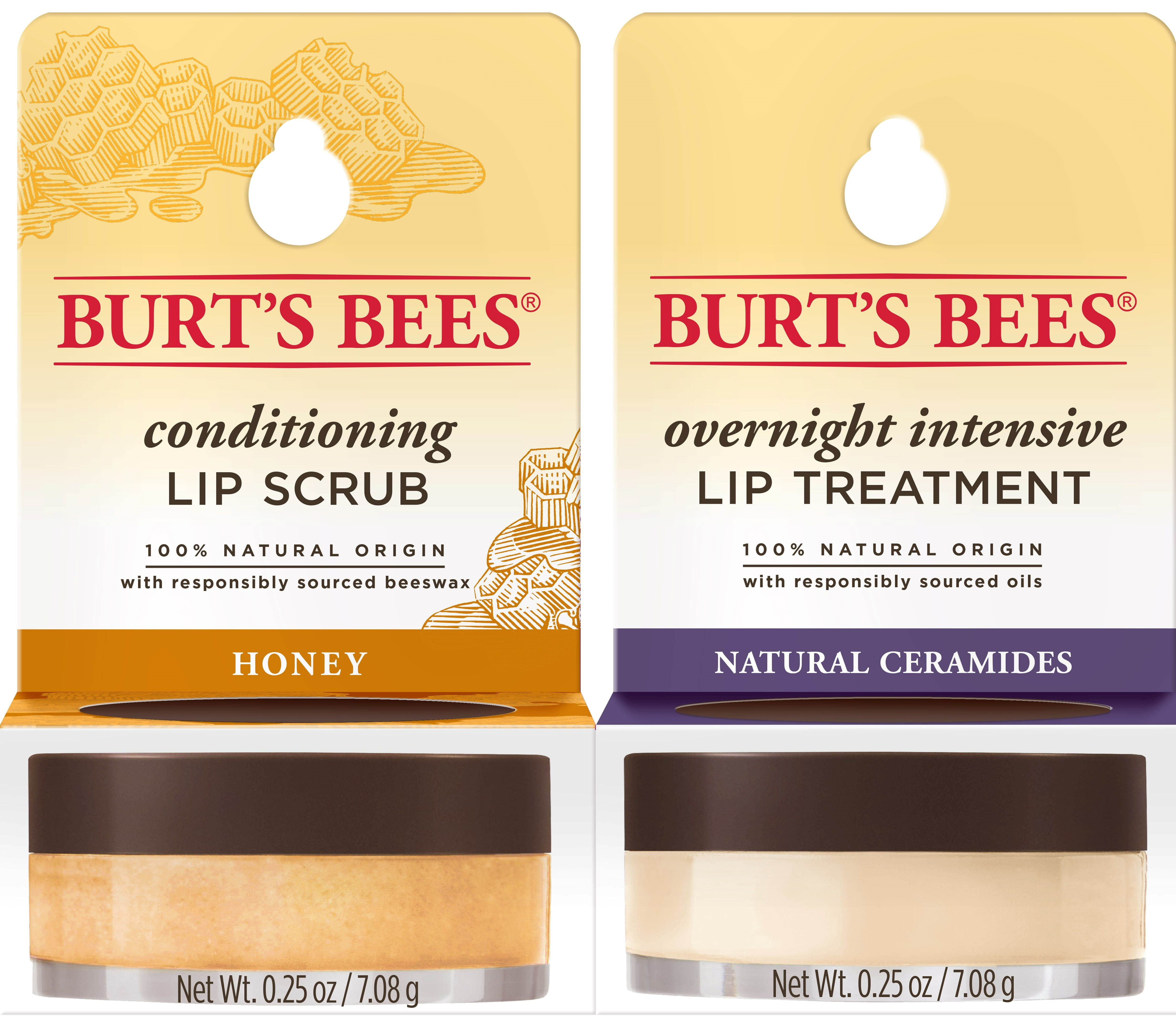 Burt's Bees Overnight Intensive Lip Treatment, and 100 Natural