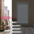 thumbnail image 4 of Keego 100% Blackout Roller Blinds for Window Cordless Privacy Bedroom Shade Easy to Install UV Protection Blinds for Office and Home (Light Blue, 43"W×64"H), 4 of 9