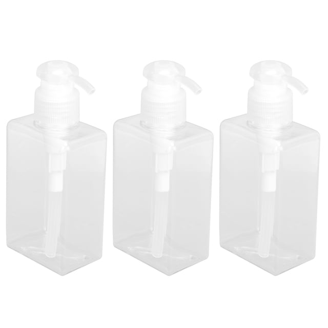 Contenedores de viaje portátiles, 3 botellas de bomba de 150 ml, botella de viaje vacía, botella de jabón líquido, salida de alta intensidad Jadeshay A