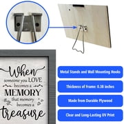 89Bloom Personalized Memorial Picture Frame, Custom Memorial Gifts For Loss Of Dad, Memorial Gifts For Loss Of Mom, Personalized Memorial Gifts