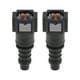 thumbnail image 1 of Conectores rápidos de línea de combustible de 5/16" ID para conector macho SAE de 5/16" - Conectores de sellado de plástico negro y gris, 2 piezas, 1 of 6
