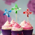 thumbnail image 7 of Colorful Assorted Mini Windmill Cake Toppers for Birthday Wedding Parties Decorations 6pcs, 7 of 7