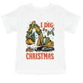 thumbnail image 5 of I Dig Christmas Excavator - Youth Short Sleeve Graphic T-Shirt and Toddler Short Sleeve Graphic T-Shirt, 5 of 14