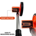 thumbnail image 2 of PRECISE Measuring Wheel  4-Digit Counter & Push Button Reset  999ft/304.5m Capacity  36" 91.4cm Extendable Handle  5" 14cm Wheel, 2 of 6