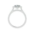 thumbnail image 3 of Eterna Jewel1.8 Ct Round Cut Engagement Ring - Lab-Created Simulated Diamond - 14K White Gold Plated Rings - Double Halo Wedding Ring for Her - Elegant Prong Setting Diamond Ring for Sister, 3 of 3