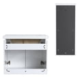 thumbnail image 3 of Wall-Mounted Bathroom Combination Cabinet with Space at Bottom / Convenient for Dirty Clothes Baskets, 3 of 7