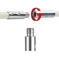thumbnail image 4 of Cepillo para Chimenea, Cepillo para Limpiar Chimeneas para Limpieza Chaminé Conductos Ventilacióntubería Hollin, Tubos de Estufa(6 Varillas &1 Cabezales Cepillo / Uso con o sin Taladro eléctrico) ACTIVE Biensenido a ACTIVE, 4 of 5