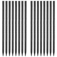 thumbnail image 1 of Estacas de Varilla Gbekery Resistente de 40 cm (16 unidades) Negras, 1 of 6